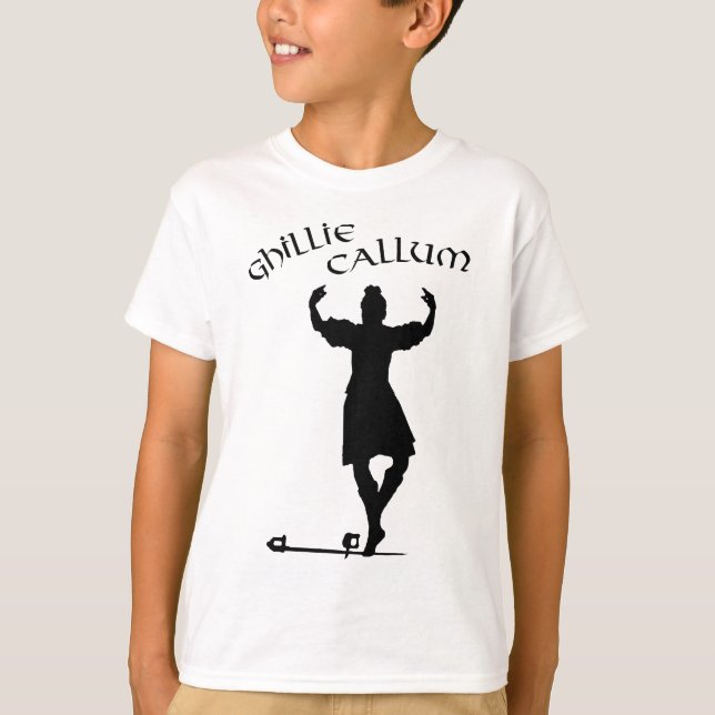 Scottish Highland Dancer Ghillie Callum T-Shirt (Front)