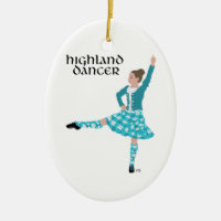 Scottish Highland Dancer - Turquoise