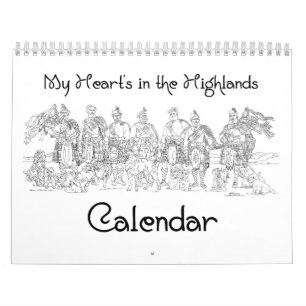 Scottish Highlanders and Castles CALENDAR