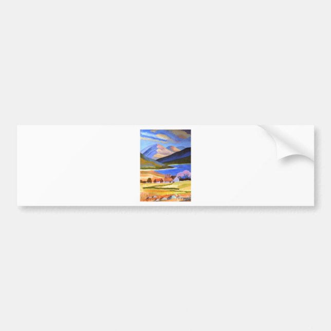 Scottish Highlands 2 Bumper Sticker (Front)