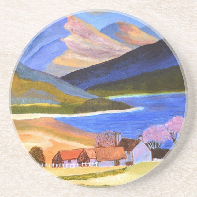 Scottish Highlands 2 Coaster (Front)