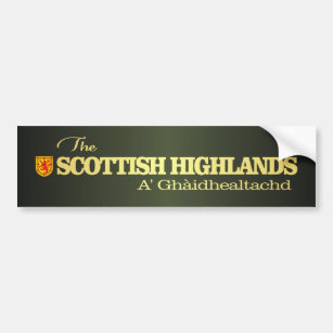 Scottish Highlands Bumper Sticker