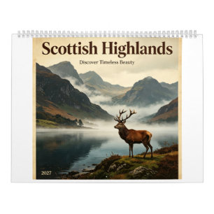 Scottish highlands calendar 2027
