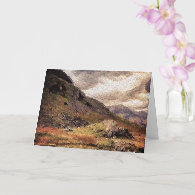 Scottish Highlands Card (Orchid)