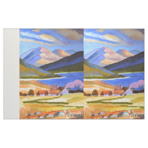 Scottish Highlands cotton fabric
