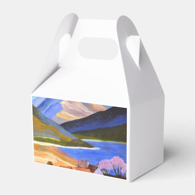 Scottish Highlands Favour Box (Front Side)