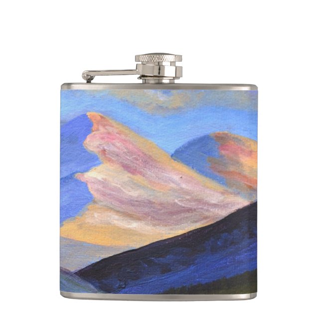 Scottish Highlands  Hip Flask (Front)