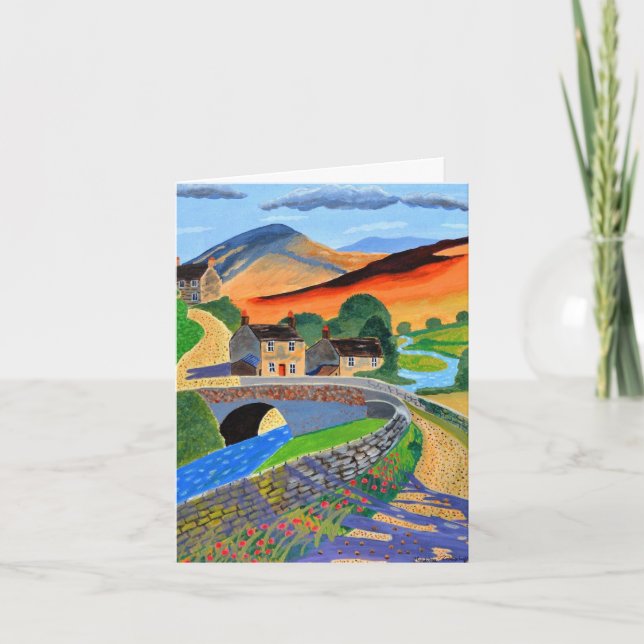 Scottish Highlands invitation folded card  (Front)