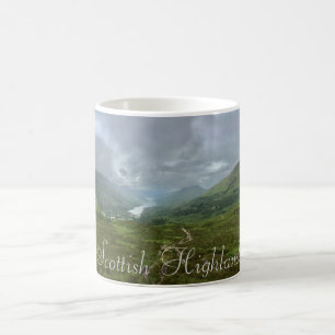 Scottish Highlands Loch Leven View from Mountain Coffee Mug