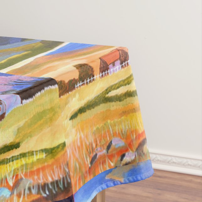 Scottish Highlands tablecloth   (In Situ)
