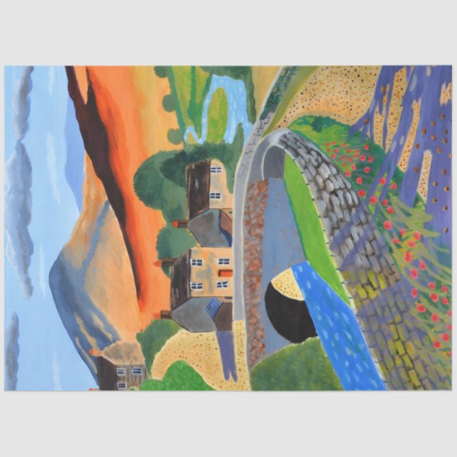 Scottish Highlands   Tissue Paper (Front)