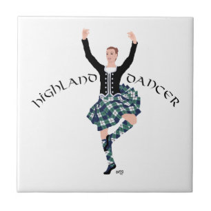 Scottish Higland Dancer - Fling Tile
