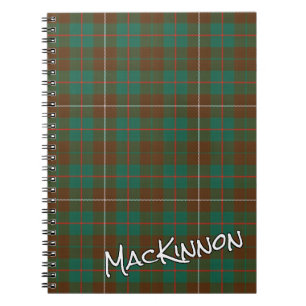 Scottish Honour Clan MacKinnon Hunting Tartan Notebook