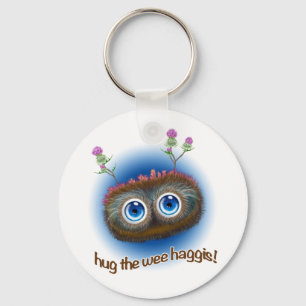 Scottish 'Hoots Toots Haggis' Key Ring