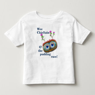 Scottish Hoots Toots Haggis. Wee Chieftain. Toddler T-Shirt