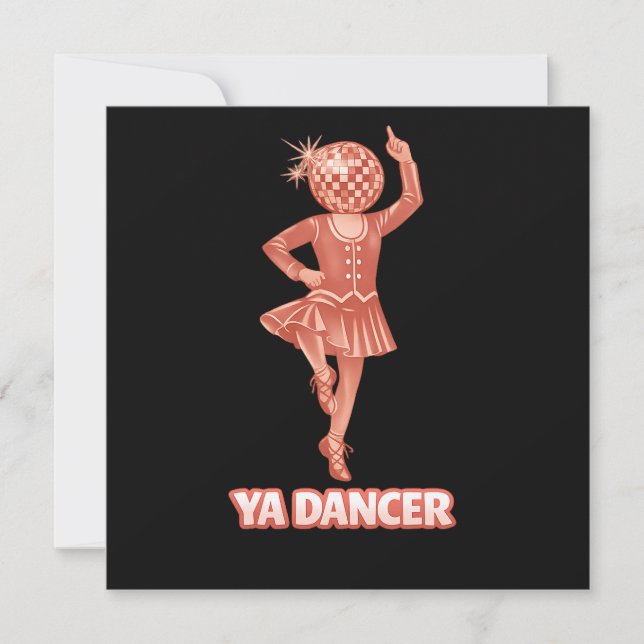 Scottish humor funny ya dancer Congratulations (Front)