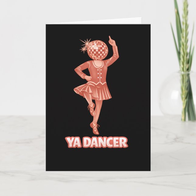 Scottish humor funny ya dancer Congratulations Card (Front)