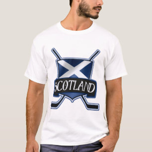 Scottish Ice Hockey Flag Logo T-Shirt