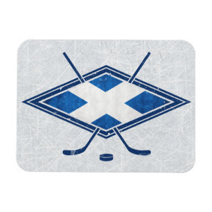 Scottish Ice Hockey Flag Magnet