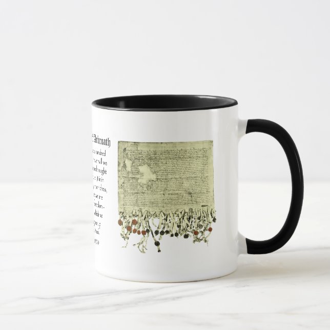 Scottish Independence Declaration of Arbroath Mug (Right)
