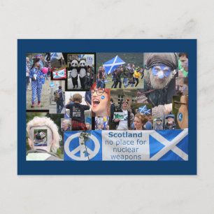Scottish Independence March Postcard