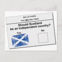 Scottish Independence Referendum Question