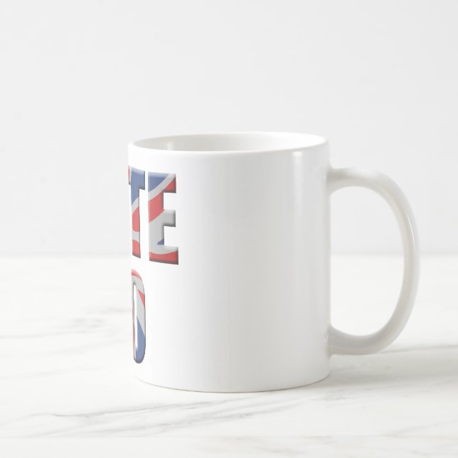 Scottish independence referendum - vote no coffee mug (Right)