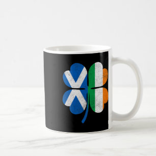 Scottish Irish St Patricks Day Shamrock Shirt, St Coffee Mug