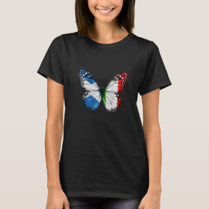 Scottish Italian Flag Butterfly T-Shirt