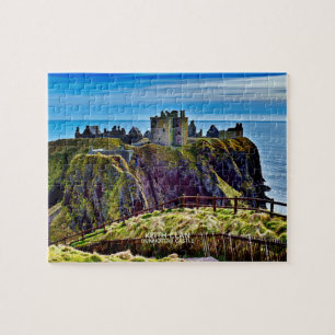 Scottish Keith Clan's Dunnottar Castle Photo Jigsaw Puzzle