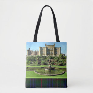 Scottish Kennedy Clan Culzean Castle & Tartan Tote