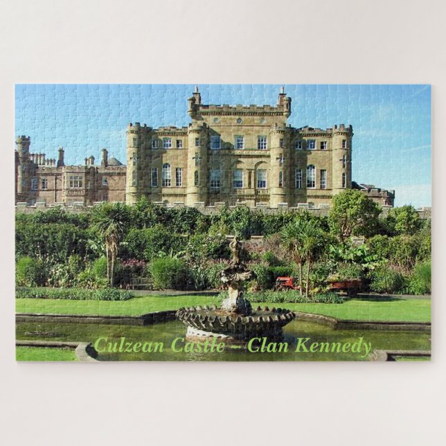 Scottish Kennedy Clan's Culzean Castle Jigsaw Puzzle (Horizontal)