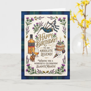 Scottish Legend Birthday Card