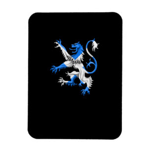Scottish Lion In St. Andrew’s Colours Magnet