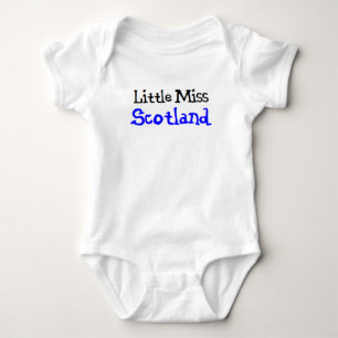 scottish little miss baby bodysuit