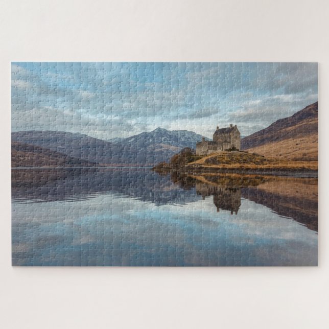 Scottish Loch Reflection Jigsaw Puzzle (Horizontal)