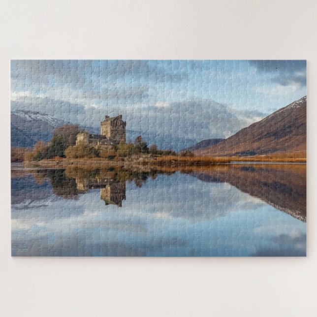 Scottish Loch Reflection Jigsaw Puzzle (Horizontal)