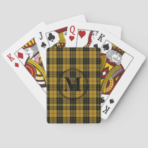 Scottish MacLeod Clan Monogram Name Playing Cards