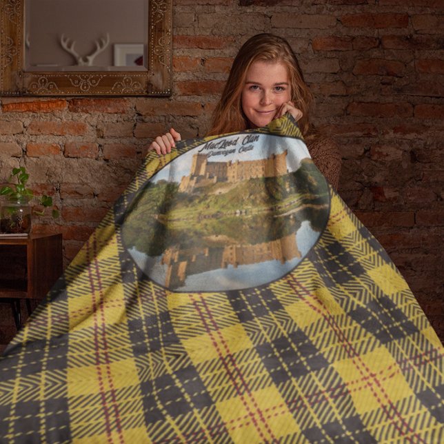 Scottish MacLeod Clan's Castle Sherpa Blanket (Creator Uploaded)