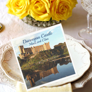 Scottish MacLeod Clan's Dunvegan Castle Photo Napkin