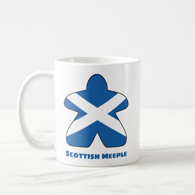 Scottish Meeple Mug (Left)