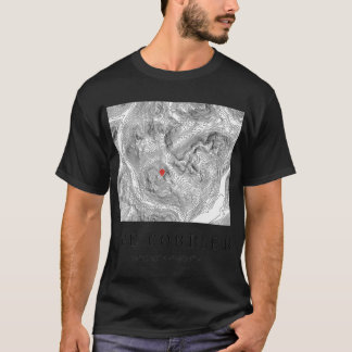 Scottish Mountainhe Cobbleropographic Map Design S T-Shirt