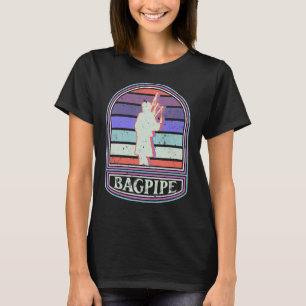 Scottish Musician Scotland Music Bagpiper Retro Ba T-Shirt