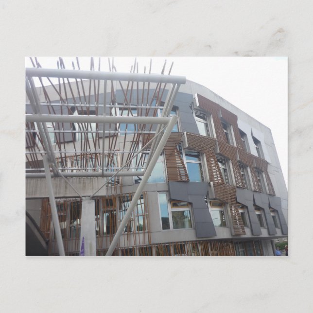 scottish parliament bldg postcard (Front)