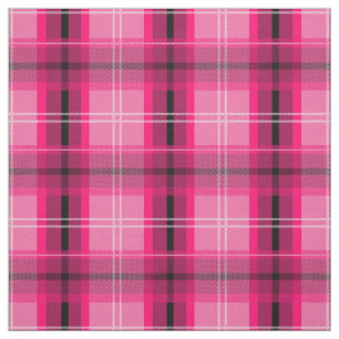 Scottish pink plaid,  fabric