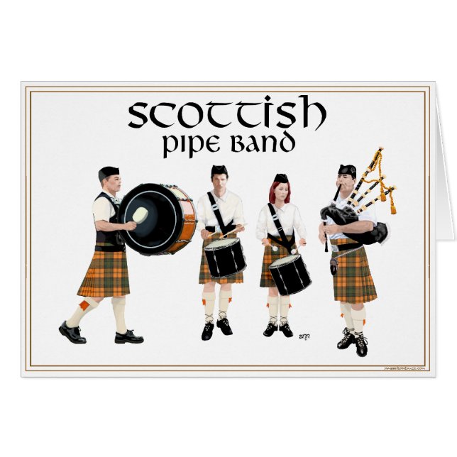 Scottish Pipe Band - Butterscotch (Front Horizontal)