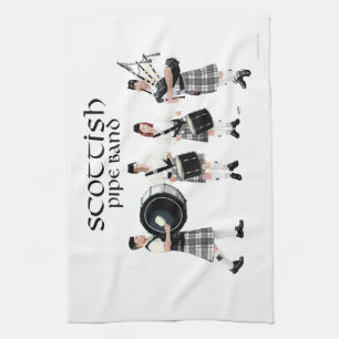 Scottish Pipe Band Tea Towel
