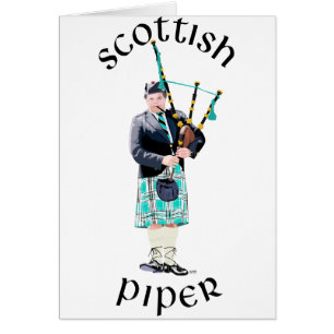 Scottish Piper - Turquoise
