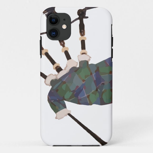 scottish plaid bagpipes Case-Mate iPhone case (Back)