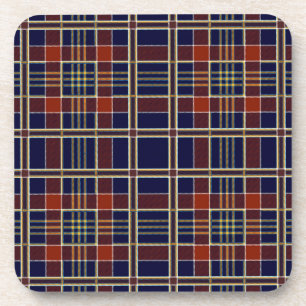 scottish plaid coaster